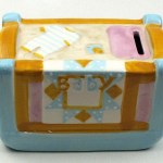 Baby Crib Money Bank